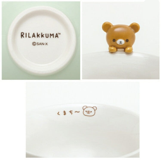 Rilakkuma JP Mascot Attached Bowl Chairoikoguma