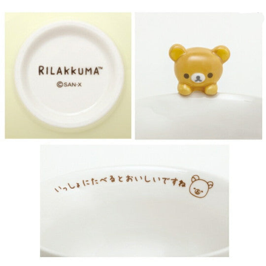 Rilakkuma JP Mascot Attached Bowl Rilakkuma