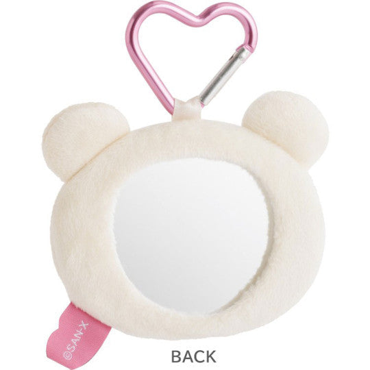 Rilakkuma JP Yuruyuru Poka Poka Series Plush Mirror Korilakkuma