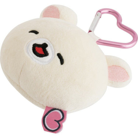 Rilakkuma JP Yuruyuru Poka Poka Series Plush Mirror Korilakkuma
