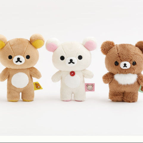 Rilakkuma JP Standing Mini Plush Toy-Korilakkuma