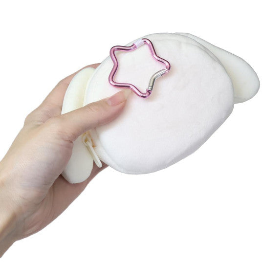 Sanrio JP Face-shaped Pouch with Carabiner - Sugarbunnies : Shirousa
