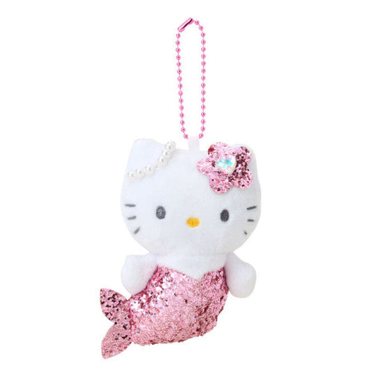 Plush Keychain Hello Kitty Glitter Mermaid Pink Ver. Sanrio