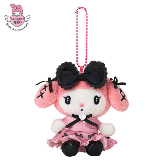SANRIO JP Mascot Holder - My Melody : 50th Anniversary Midnight Melokuro Special