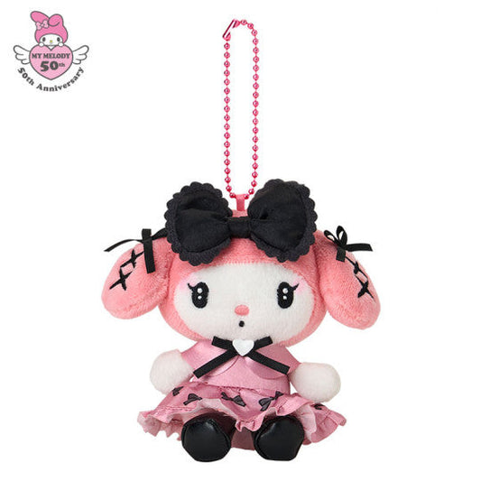 SANRIO JP Mascot Holder - My Melody : 50th Anniversary Midnight Melokuro Special