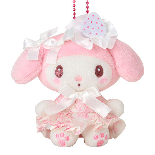 SANRIO JP Mascot Holder - My Melody : 50th Anniversary White Strawberry