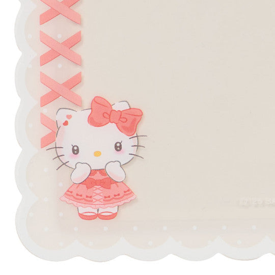 Hello Kitty shape frame card holder ribbon hard card holder