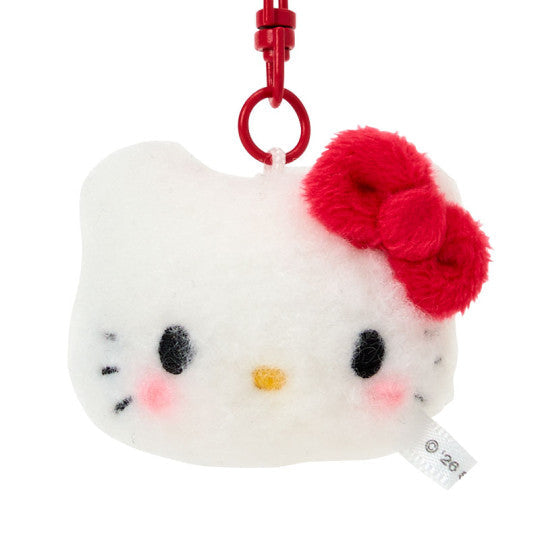 Sanrio JP Original Plush Mascot Keychain - Hello Kitty : Matching Smiley Faces