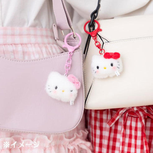 Sanrio JP Original Plush Mascot Keychain - Cinnamoroll : Matching Smiley Faces