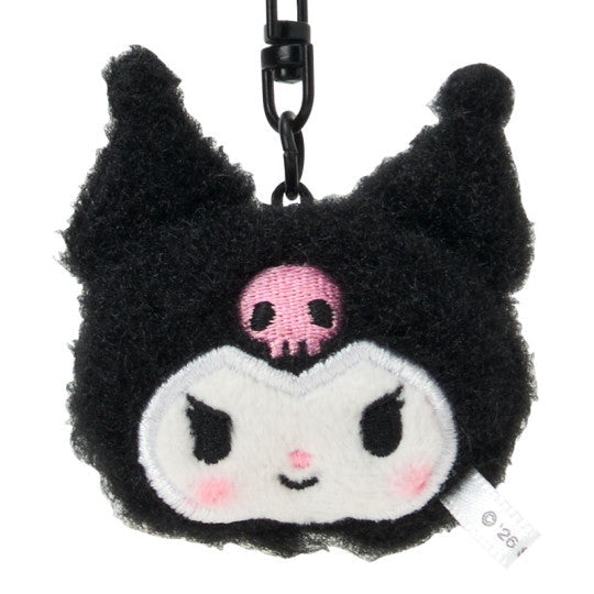 Sanrio JP Original Plush Mascot Keychain - Kuromi : Matching Smiley Faces