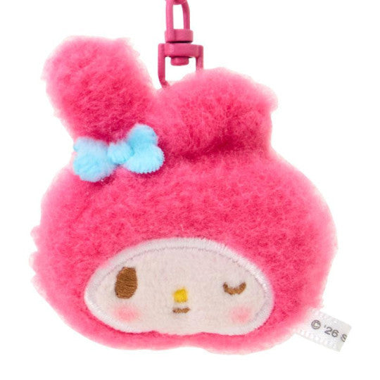 Sanrio JP Original Plush Mascot Keychain - My Melody : Matching Smiley Faces