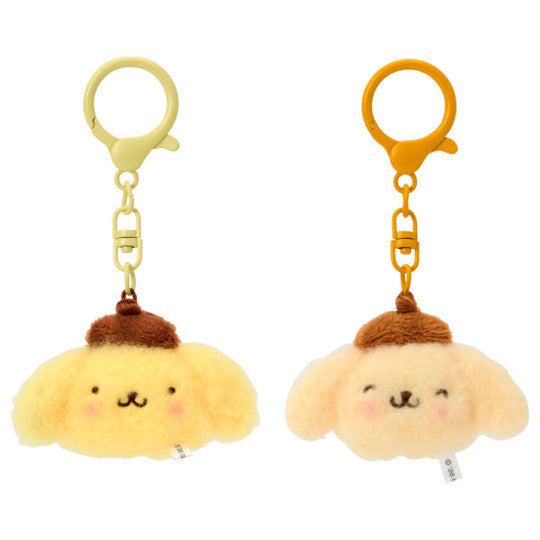 Sanrio JP Original Plush Mascot Keychain - Pompompurin : Matching Smiley Faces