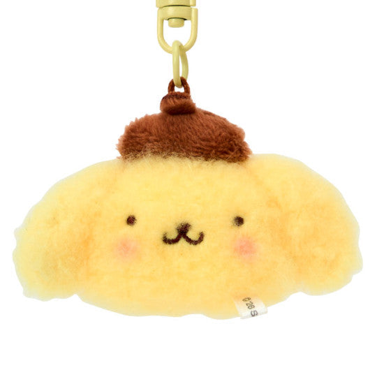 Sanrio JP Original Plush Mascot Keychain - Pompompurin : Matching Smiley Faces