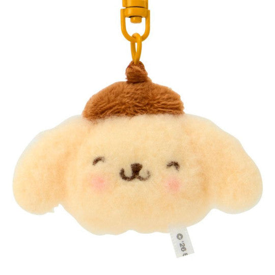 Sanrio JP Original Plush Mascot Keychain - Pompompurin : Matching Smiley Faces