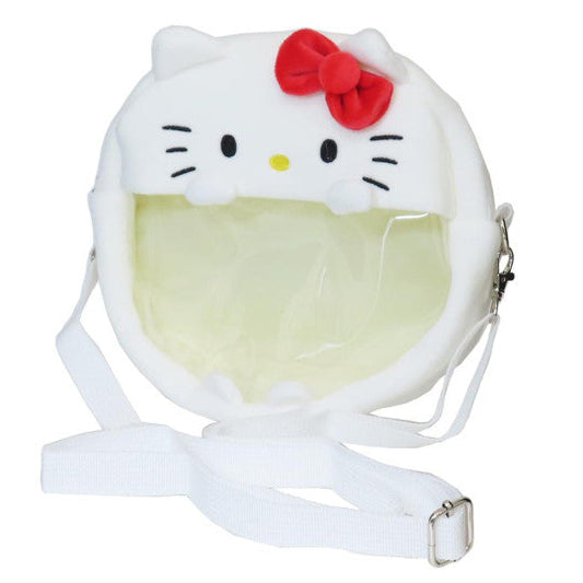 SANRIO JP 2-way Plush Clear Bag Hello Kitty