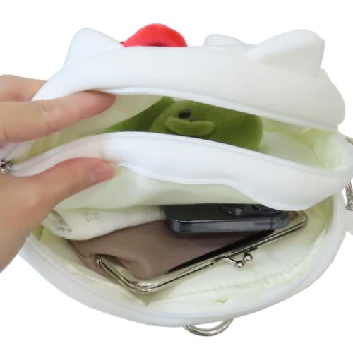 SANRIO JP 2-way Plush Clear Bag Hello Kitty