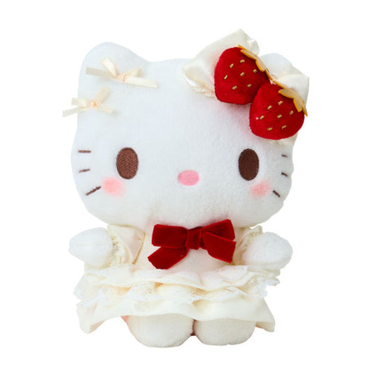 SANRIO JP Strawberry Shortcake Hello Kitty Plush Toy (Size S)