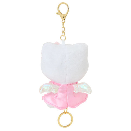 Plush Keychain with Reel Hello Kitty 90s Angel Pink Ver. Sanrio