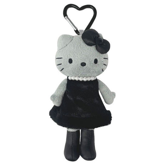 SANRIO JP Style Up Hello Kitty-Black Angel Grey In Black Dresss Mascot