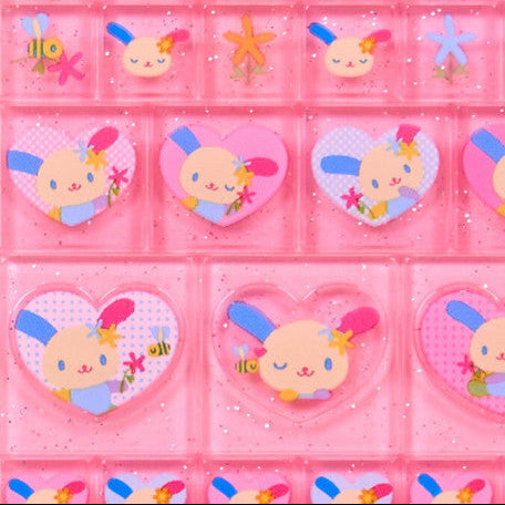 SANRIO JP Usahana Tile Stickers-Pink