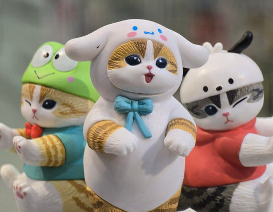 MOFUSAND | Mofusand ✖️Sanrio Characters Narikiri Cosplay Figure 3 Capsule Toy