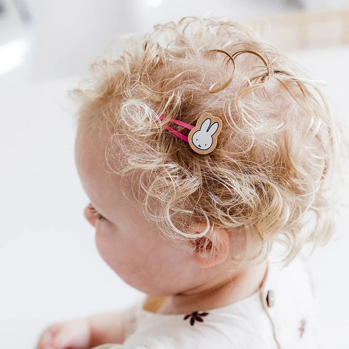 Miffy Wooden Hair Clips