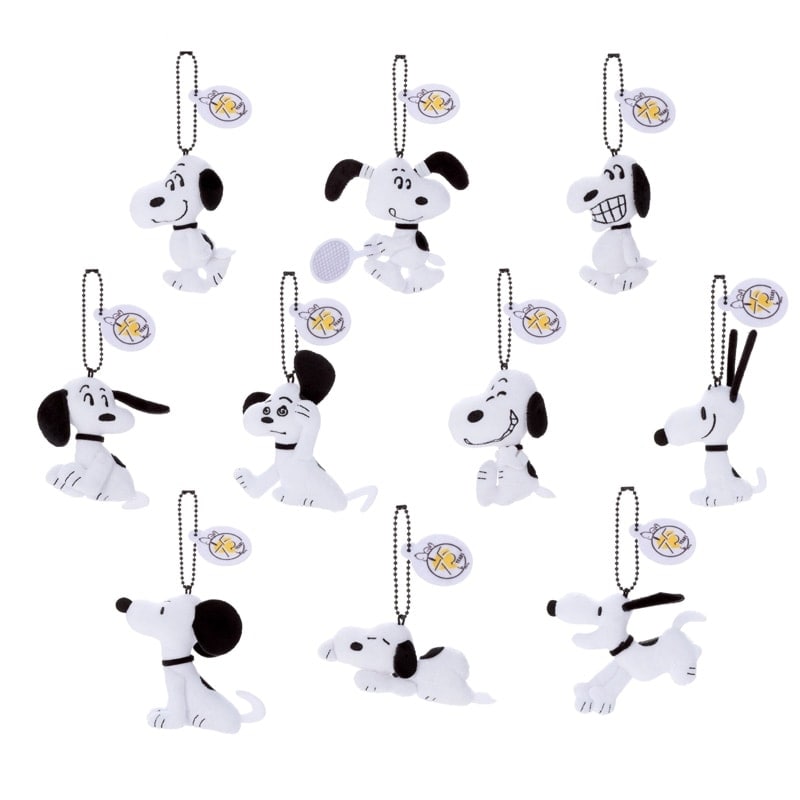 SNOOPY JP Peanuts 75th plush toys Mini Mascot