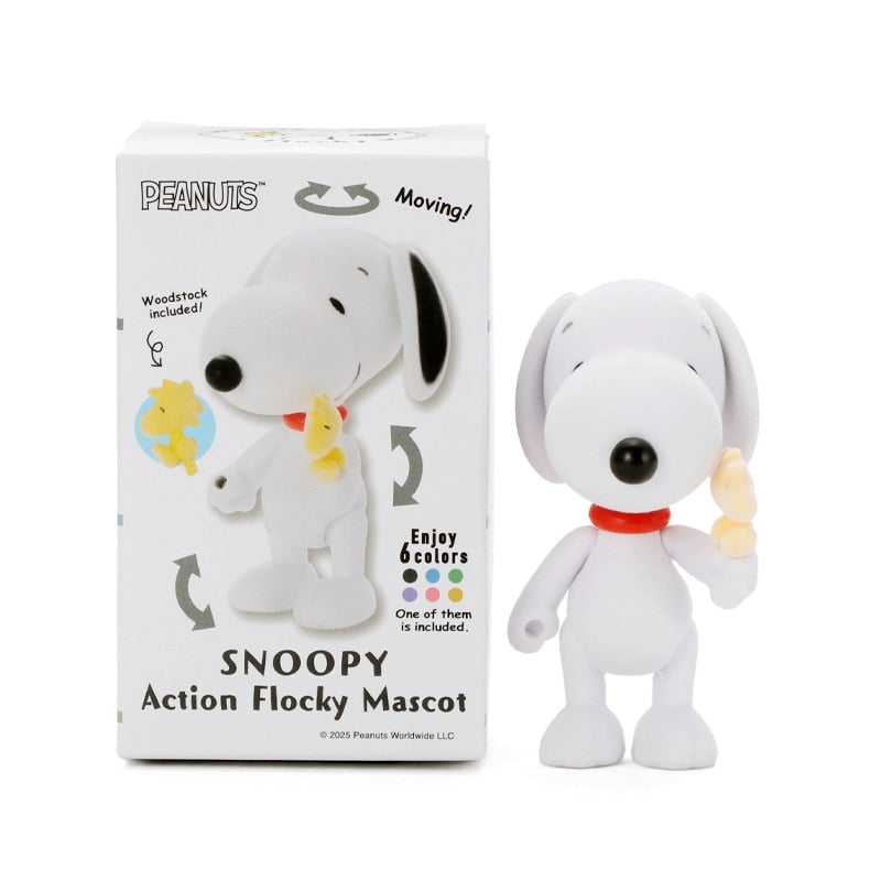 SNOOPY JP Action Flocked Mascot Random Box
