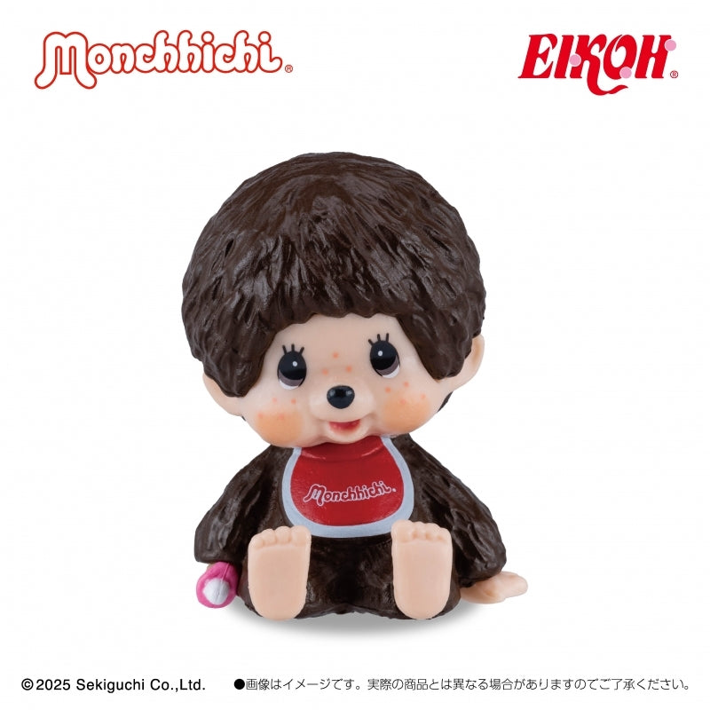 Monchhichi Japan Interior Mini Figures Full Set - Monchhichi-chan & Monchhichi-kun
