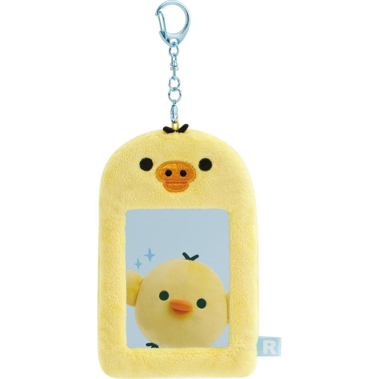 Rilakkuma JP Fluffy Photo Keychain - Kiiroitori