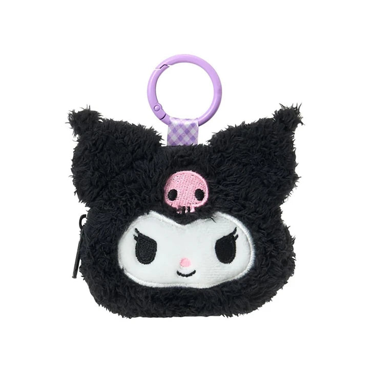 SANRIO JP Kuromi Face-Shaped Mini Pouch
