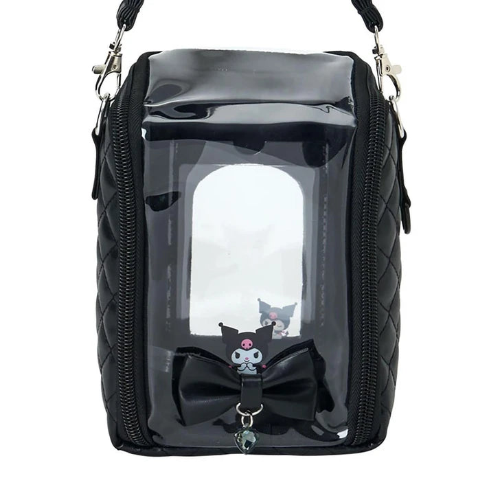 Sanrio JP Original Clear Window Pouch - Kuromi : Enjoy Idol Ribbon