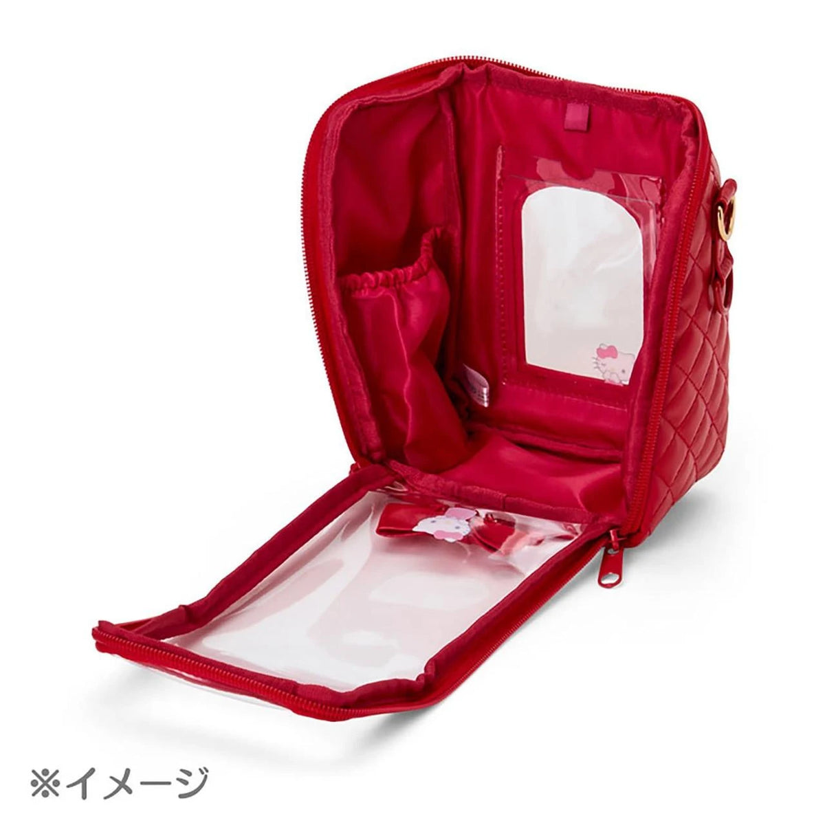 Sanrio JP Original Clear Window Pouch - Kuromi : Enjoy Idol Ribbon