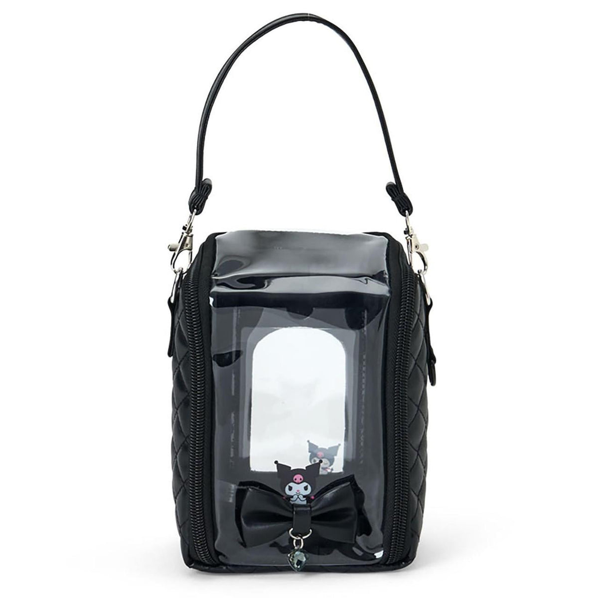 Sanrio JP Original Clear Window Pouch - Kuromi : Enjoy Idol Ribbon