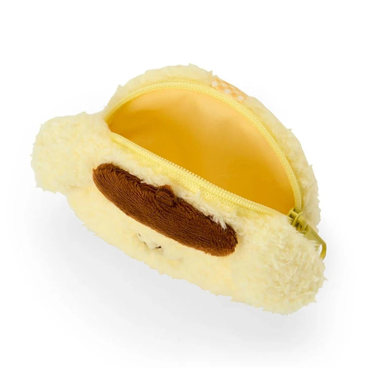 SANRIO JP Pompompurin Pudding Face-Shaped Mini Pouch