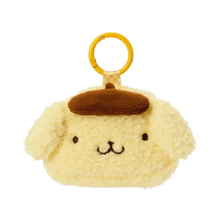 SANRIO JP Pompompurin Pudding Face-Shaped Mini Pouch