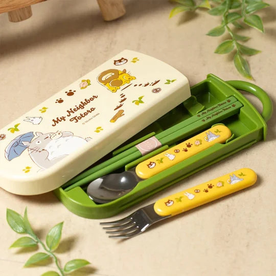 My Neighbor Totoro Set Chopsticks Spoon Fork Totoro & Catbus