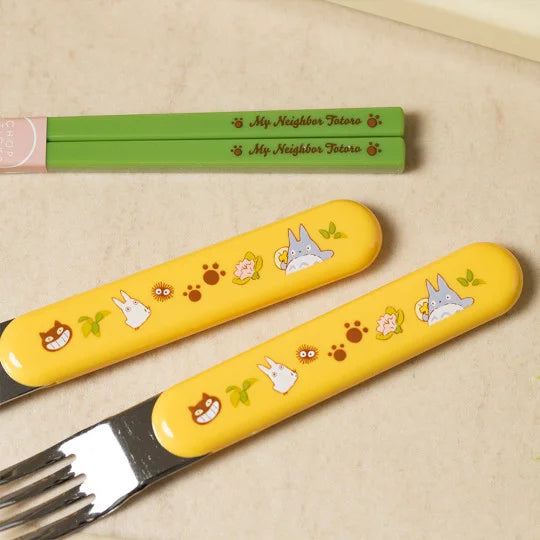 My Neighbor Totoro Set Chopsticks Spoon Fork Totoro & Catbus