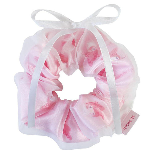 Sanrio My Melody Ribbon Layered Ribbon Scrunchie Ballet Core