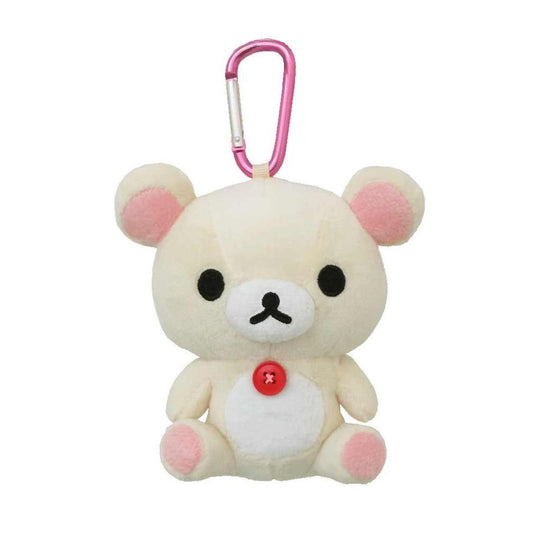 San-X Mini Plush Pouch with Carabiner - Korilakkuma