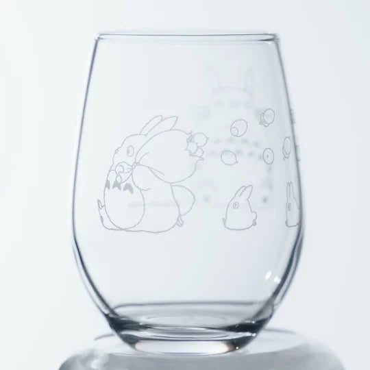 My Neighbor Totoro Etched Glass Totoro & Acorn