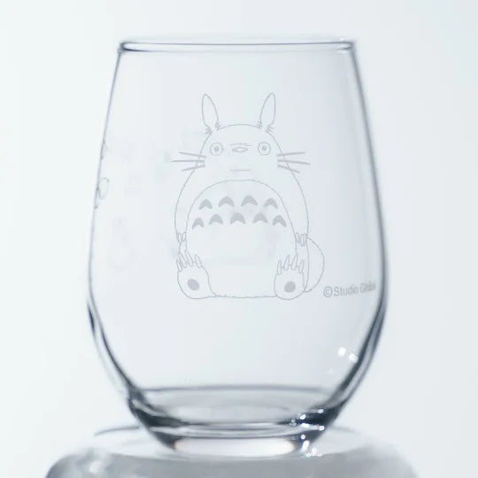 My Neighbor Totoro Etched Glass Totoro & Acorn