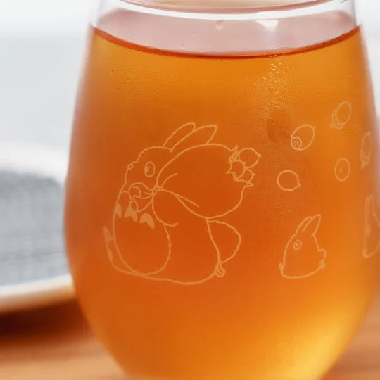 My Neighbor Totoro Etched Glass Totoro & Acorn