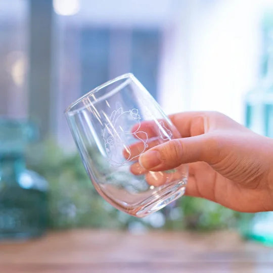 My Neighbor Totoro Etched Glass Totoro & Acorn