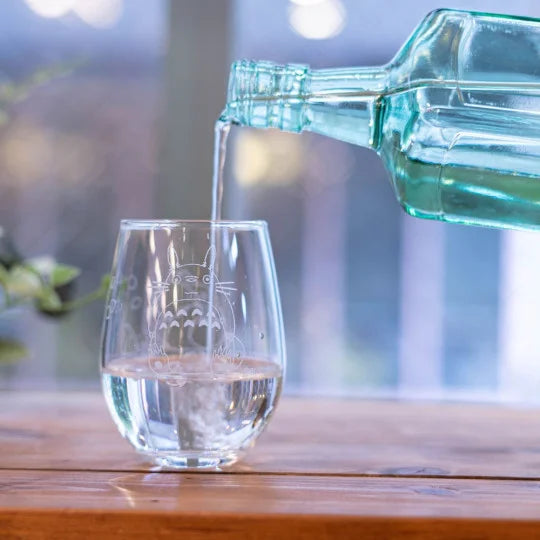 My Neighbor Totoro Etched Glass Totoro & Acorn